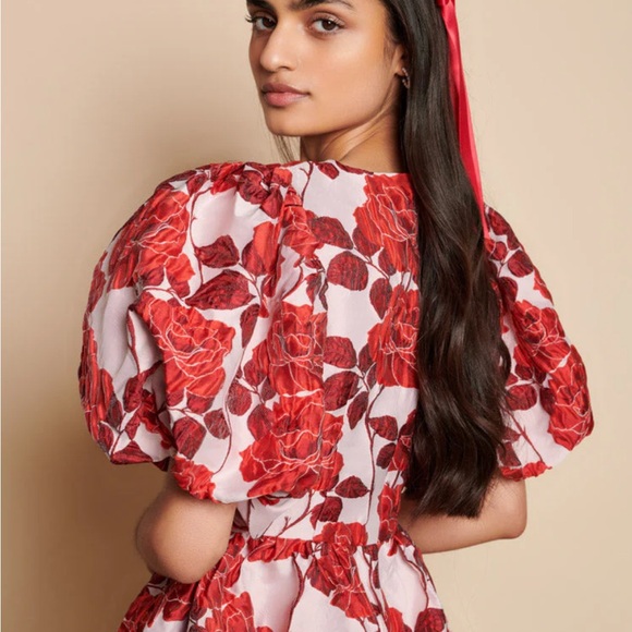 Sister Jane Wild Berry Jacquard Dress - Picture 5 of 7